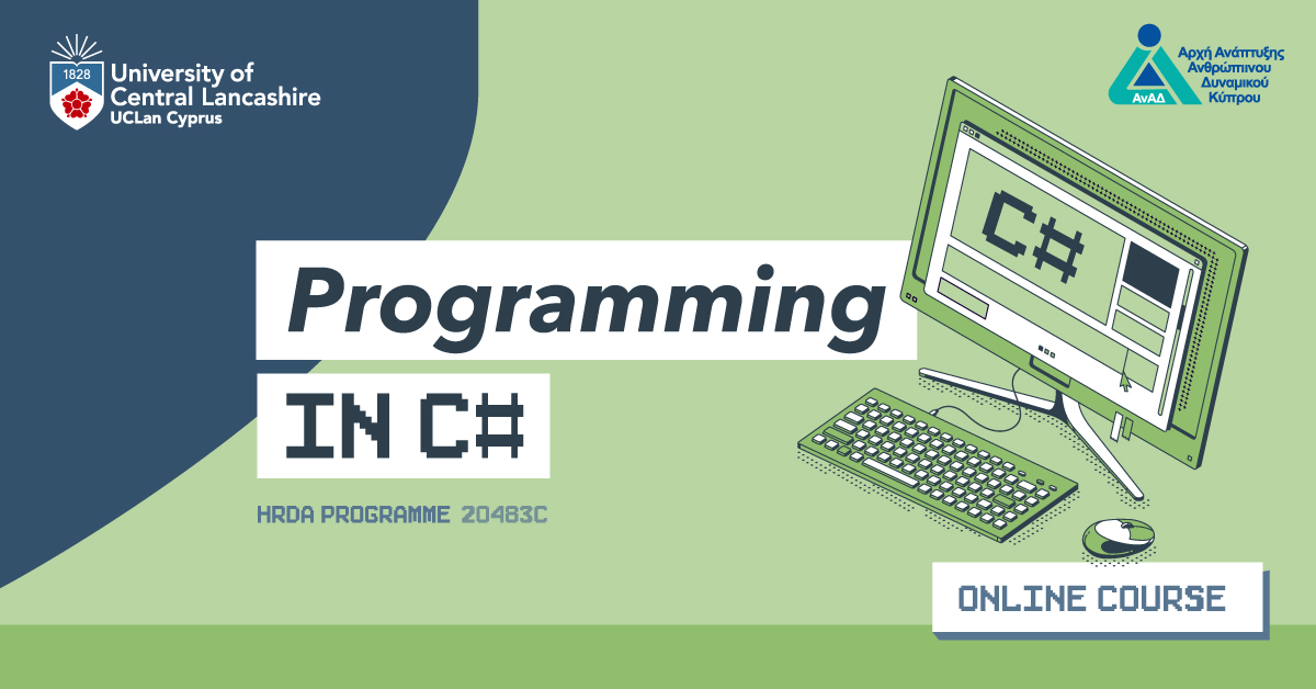 HRDA Online Course: Programming in C# | UCLan Cyprus